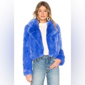 Reed Cropped Jacket in Carolina - Lovers and Friends - Size M
